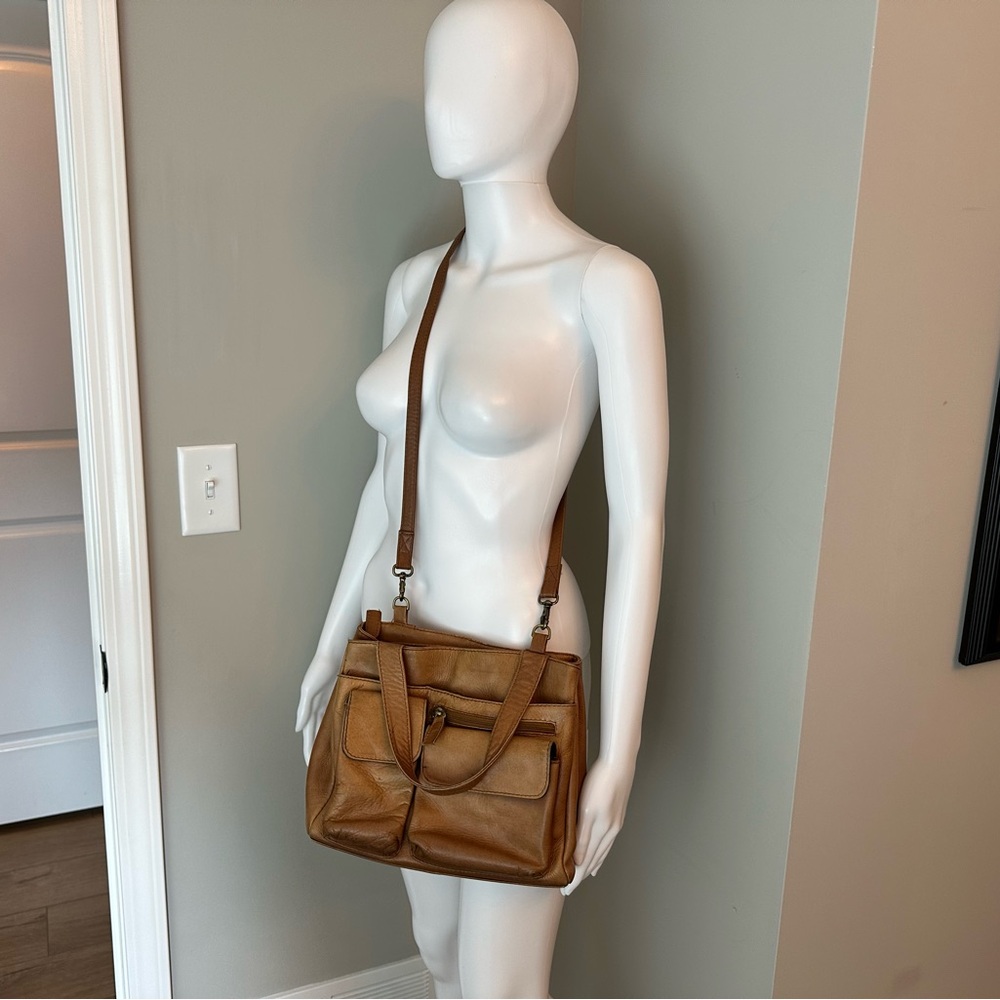 Vintage HOBO International Leather Crossbody Bag - Picture 15 of 15